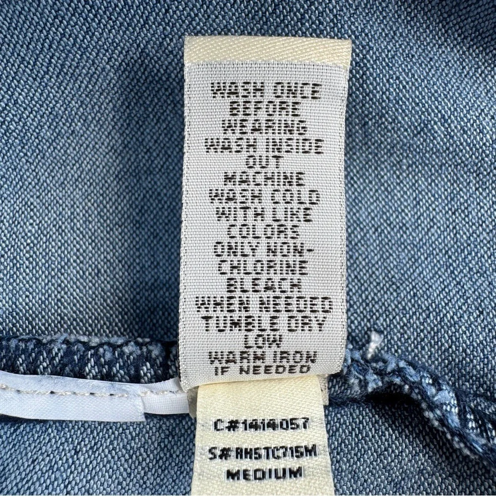 RUFF HEWN Classic‎ Denim Jacket Medium Indigo M Casual Comfort